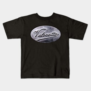 Velocette vintage motorbike logo Kids T-Shirt